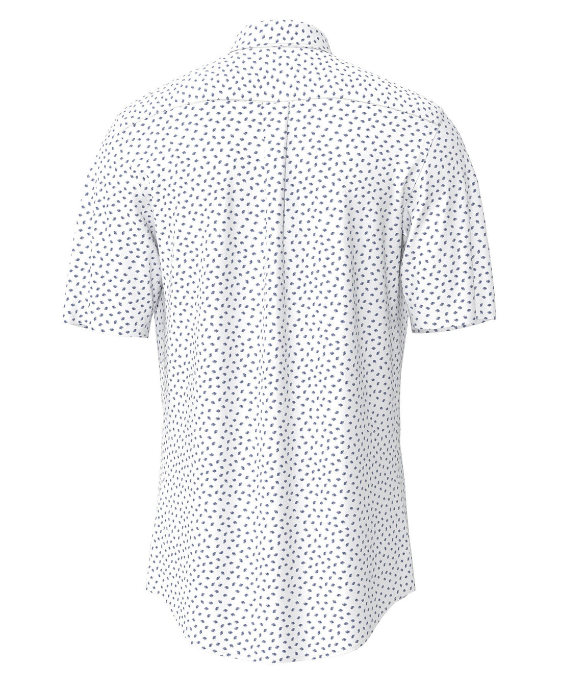 Seersucker Print Shirt - Navy