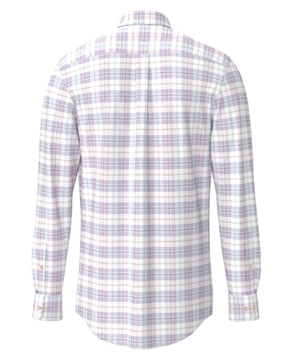 Slub Check Button down 1/1 - Magnolia