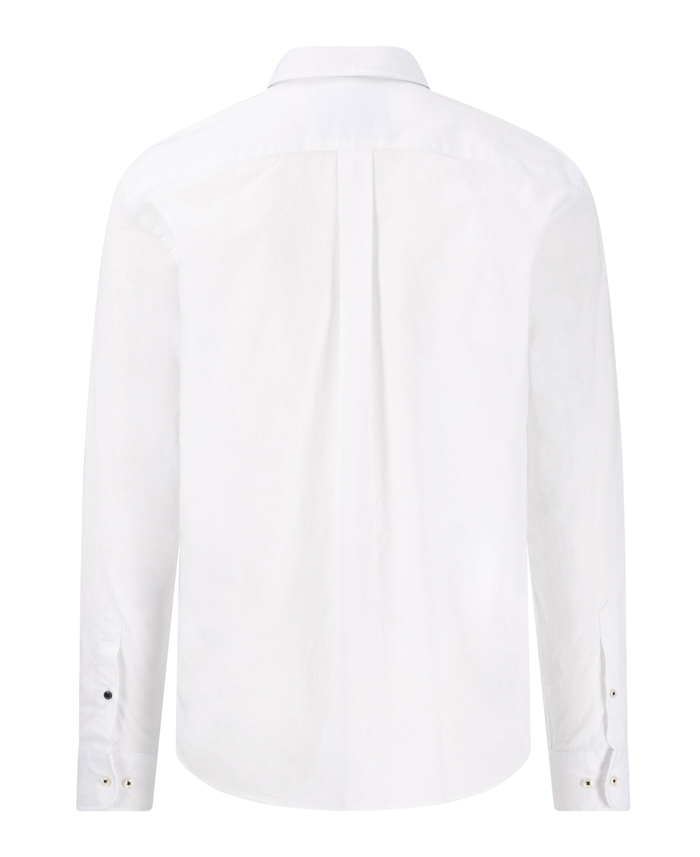 Long Sleeve Structure Shirt - White