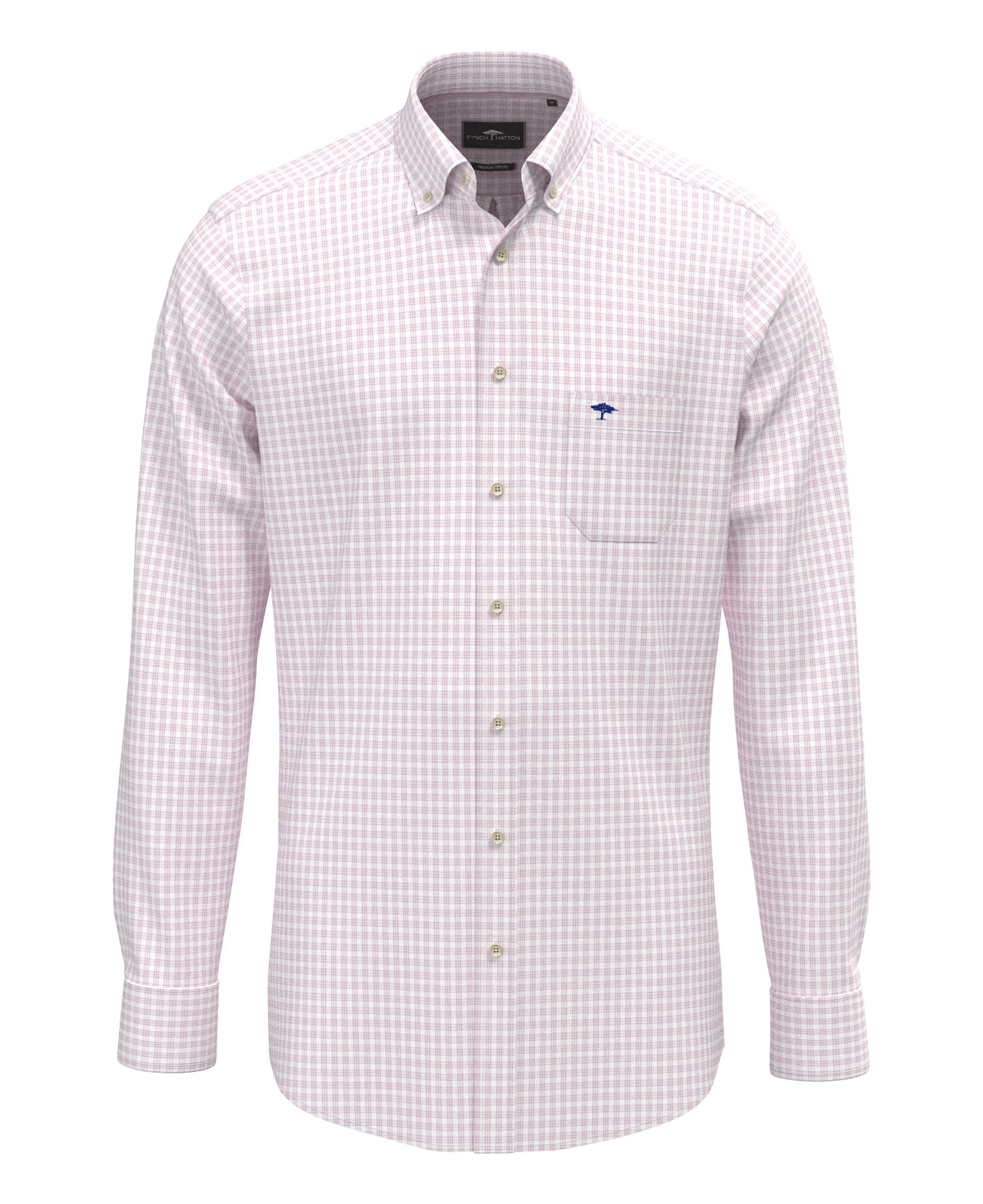 Washed Oxford Check Button down 1/1 - Magnolia