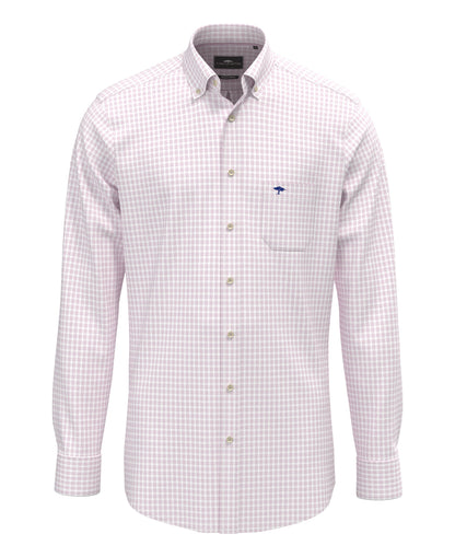 Washed Oxford Check Button down 1/1 - Magnolia