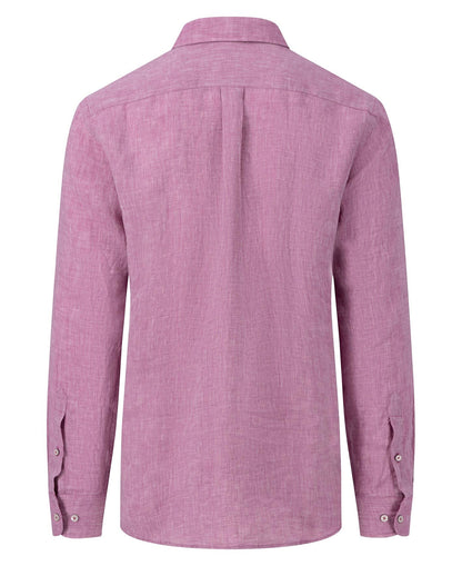 Pure Linen Shirt - Dusty Lavender