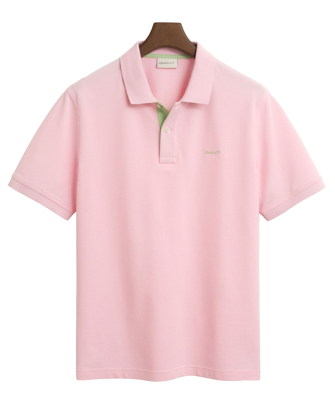 Regular Fit Contrast Pique Polo Shirt - California Pink