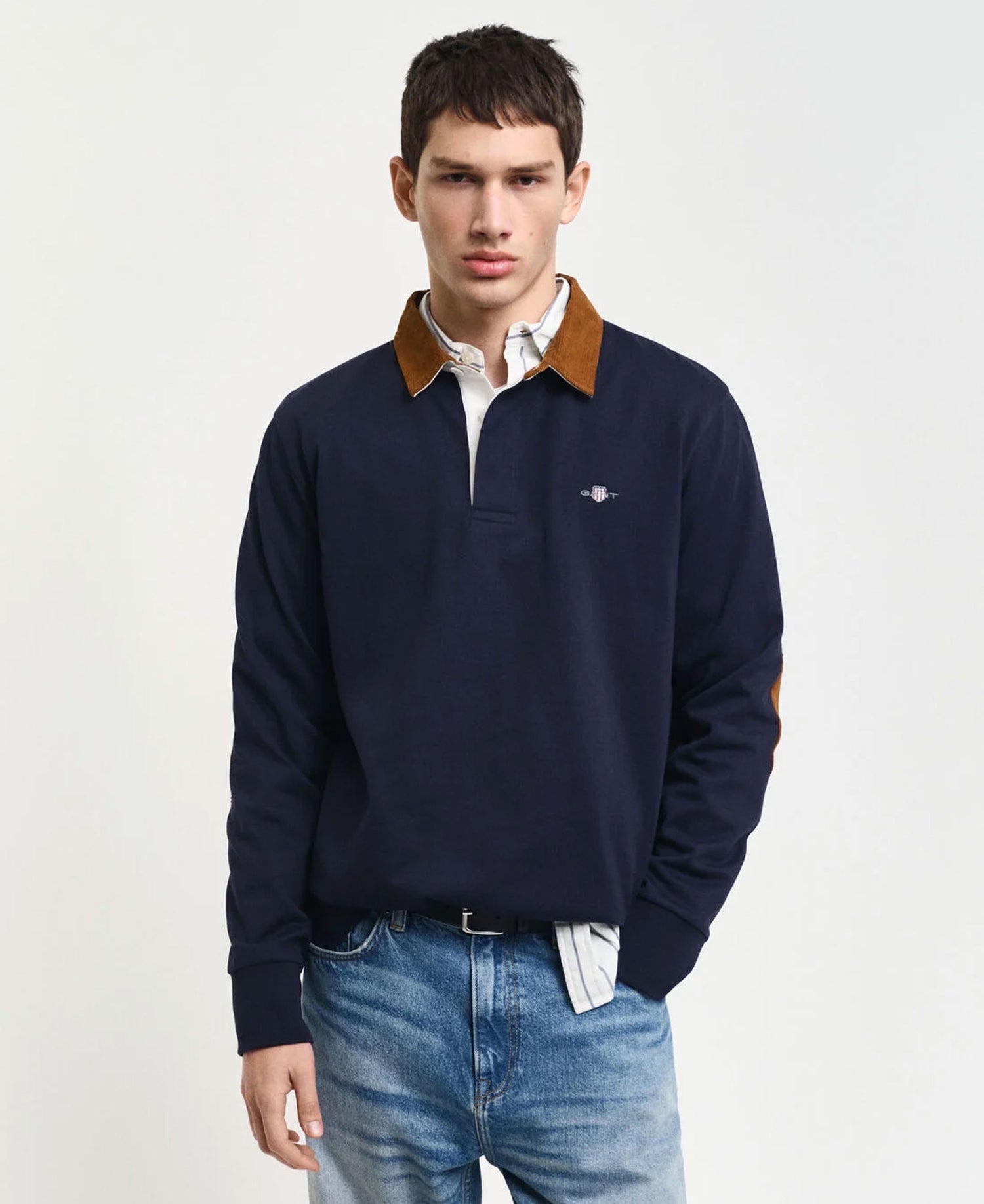 Cord Collar Heavy Rugger - Evening Blue