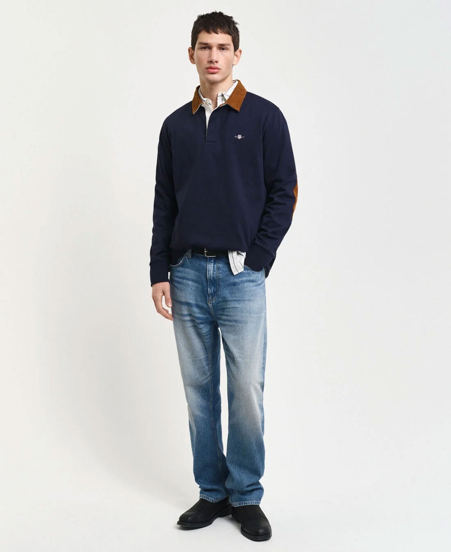 Cord Collar Heavy Rugger - Evening Blue