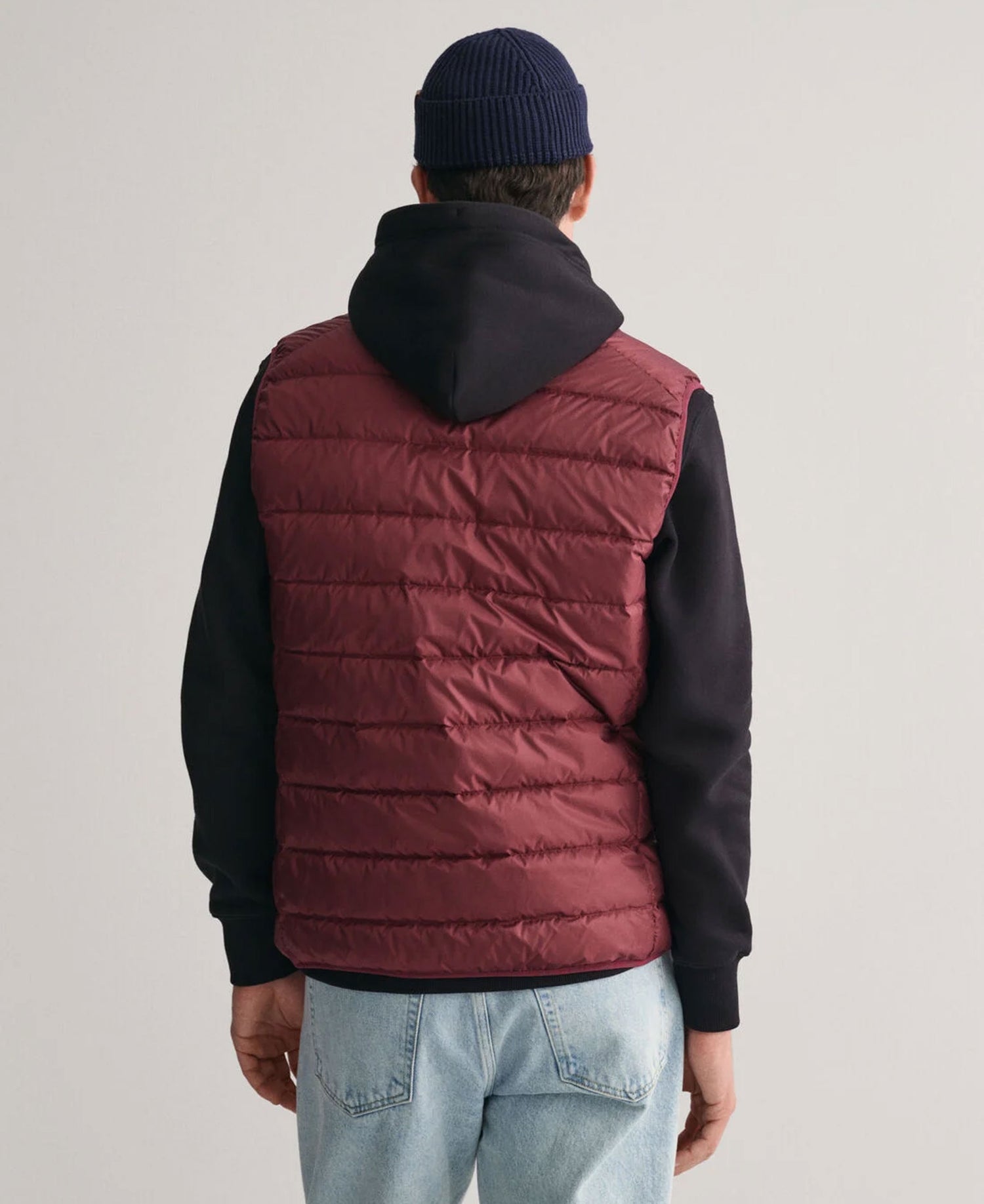 Light Down Gilet - Wine Red