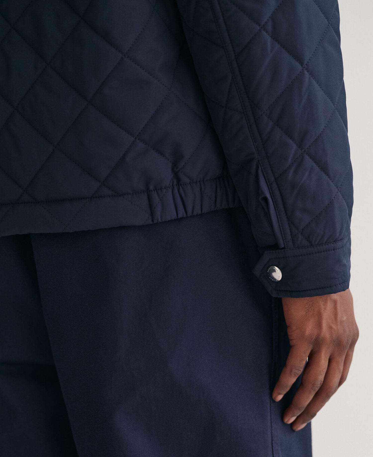 Quilted Windcheater - Evening Blue