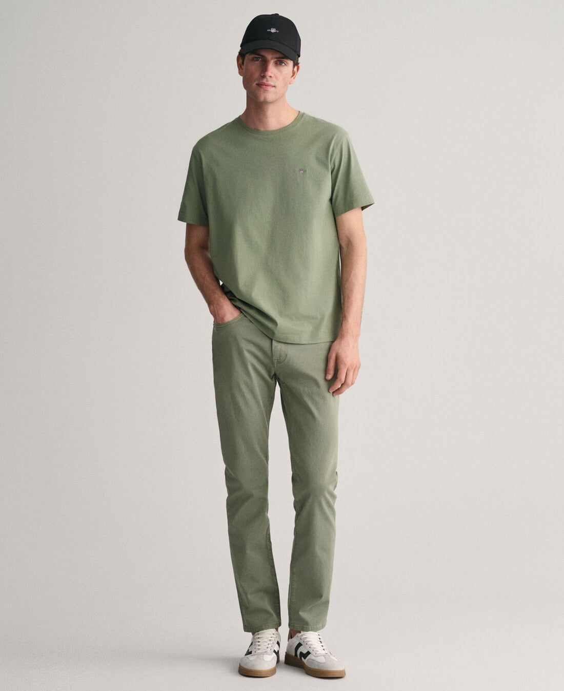 Regular Fit Shield T-Shirt - Dry Green