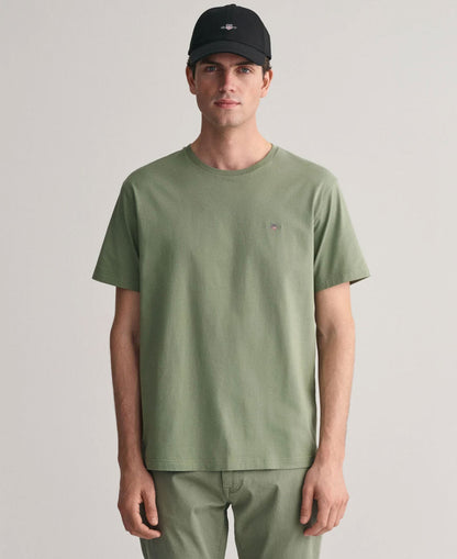 Regular Fit Shield T-Shirt - Dry Green