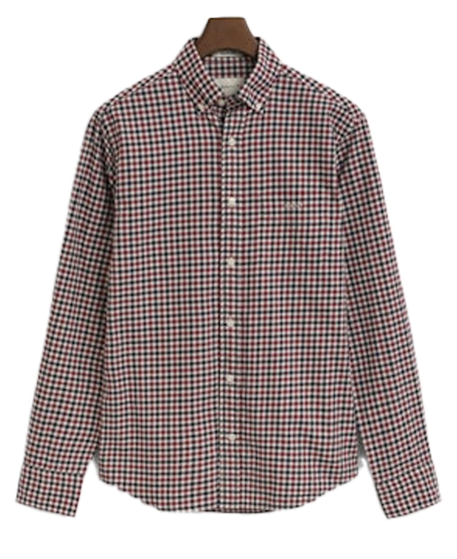 Reg Twill Gingham Shirt - Plumped Red