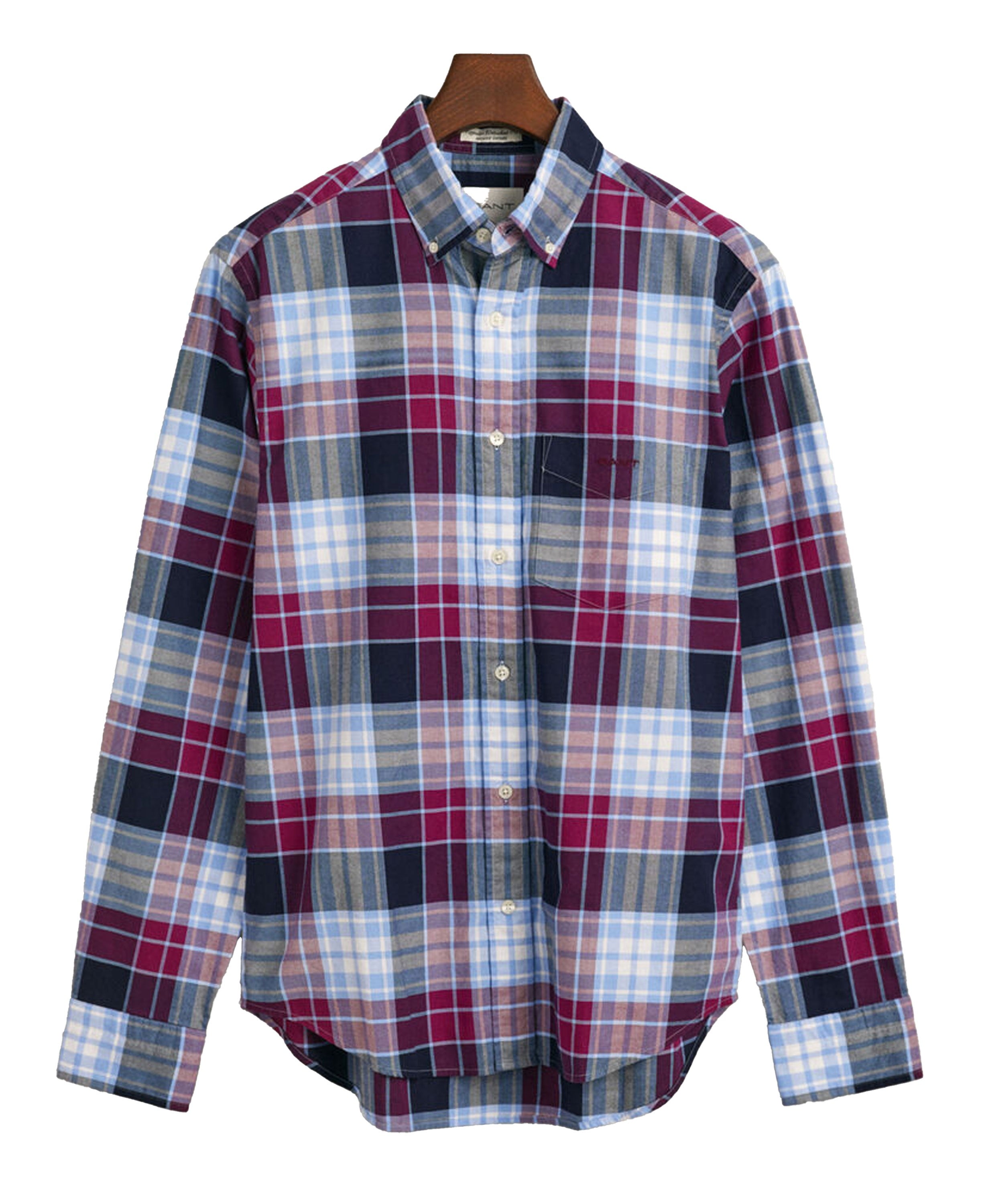 Regular Fit Archive Oxford Check Shirt - Beautyberry Purple