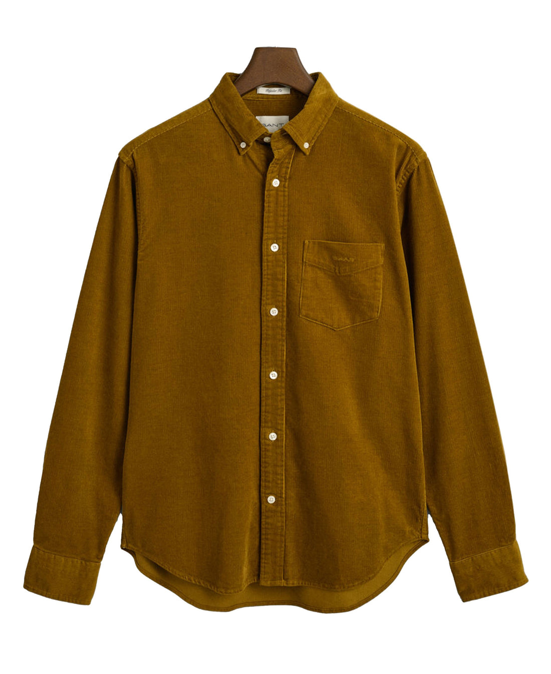 Regular Fit Corduroy Shirt - Woody Brown