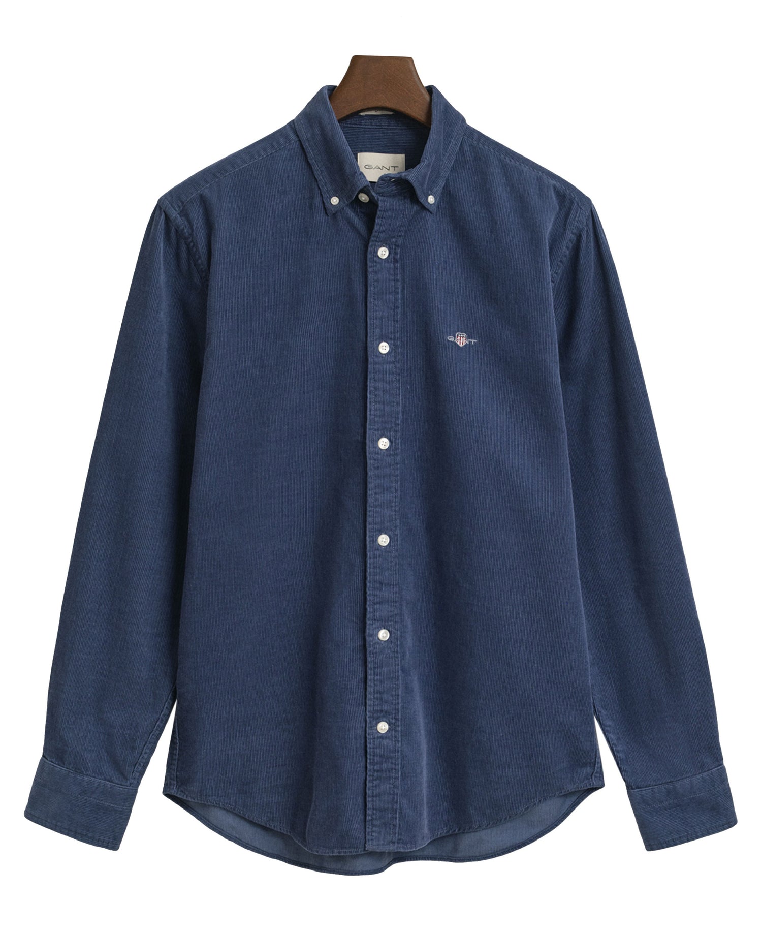Regular Fit Corduroy Shirt - Naval Blue
