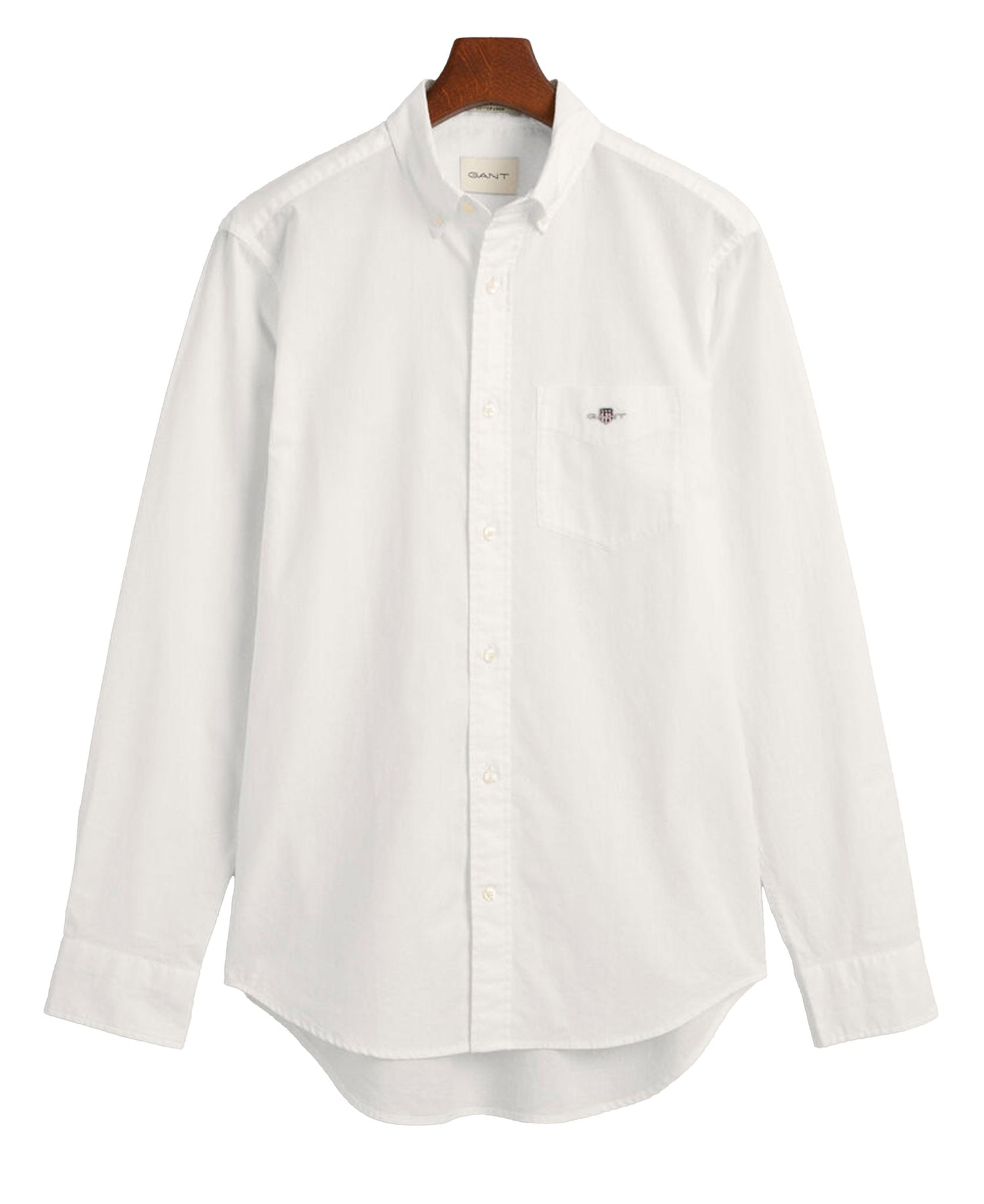 Regular Fit Cotton Linen Shirt - White
