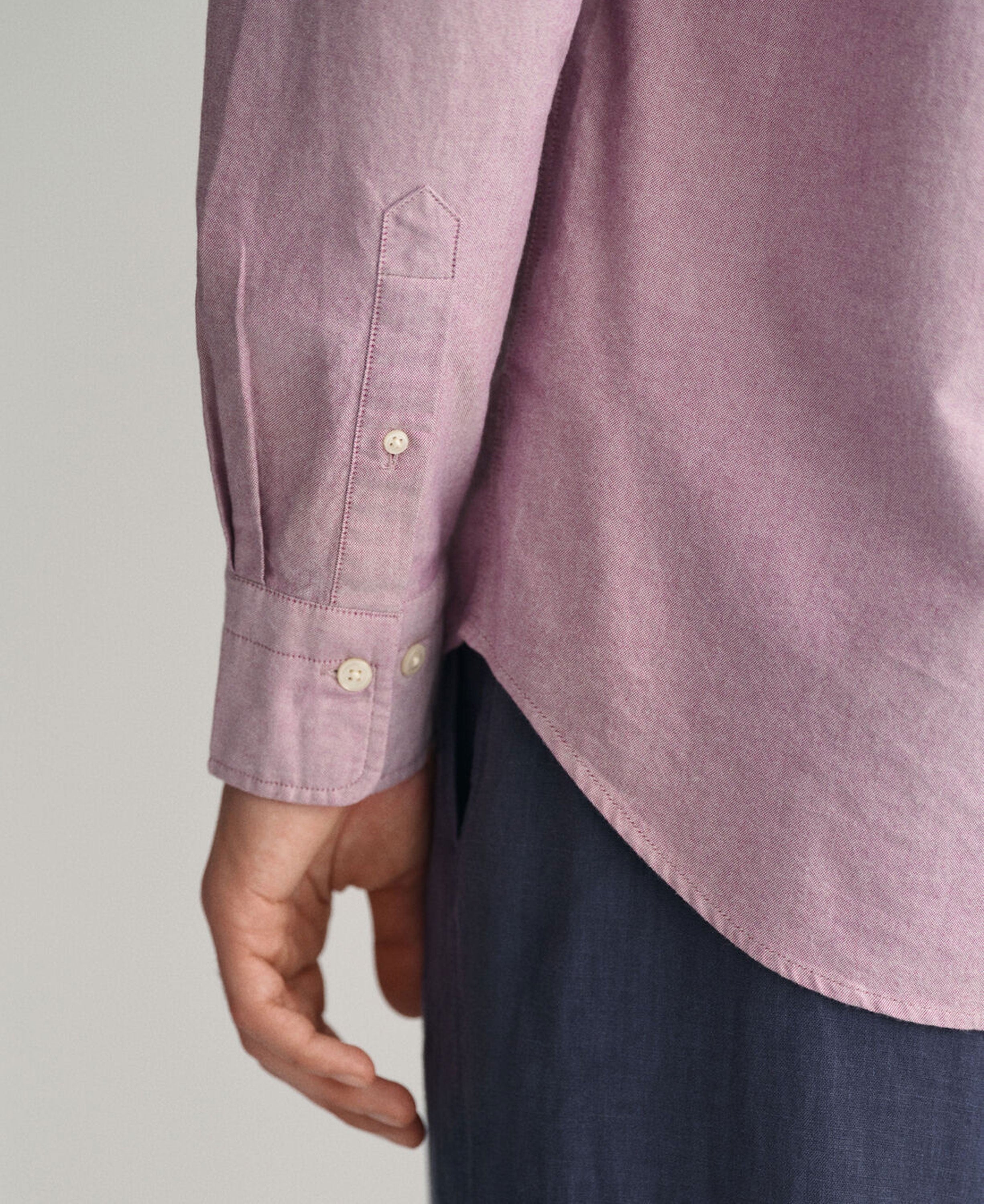 Regular Fit Oxford Shirt - Beautyberry Purple