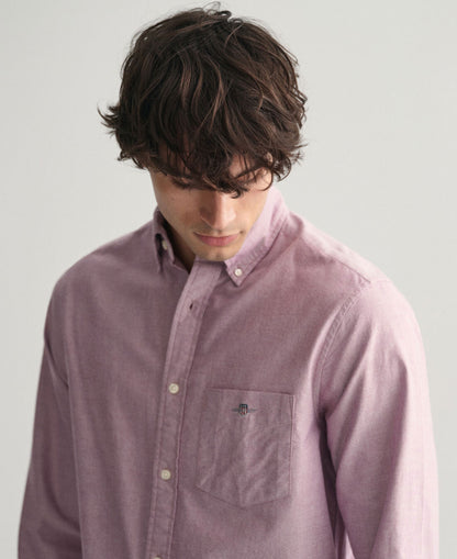 Regular Fit Oxford Shirt - Beautyberry Purple