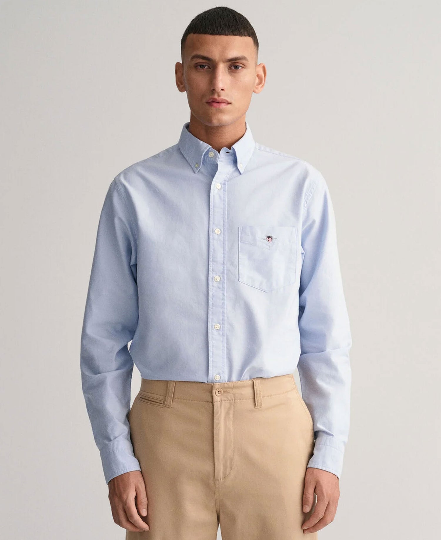 Regular Fit Oxford Shirt - Light Blue