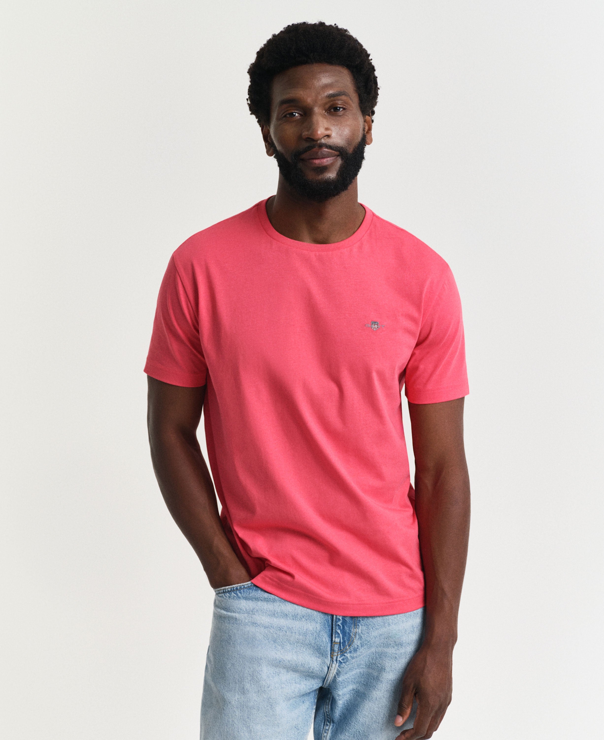 Regular Fit Shield T-Shirt - Watermelon Red