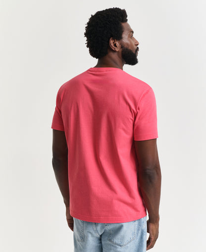 Regular Fit Shield T-Shirt - Watermelon Red