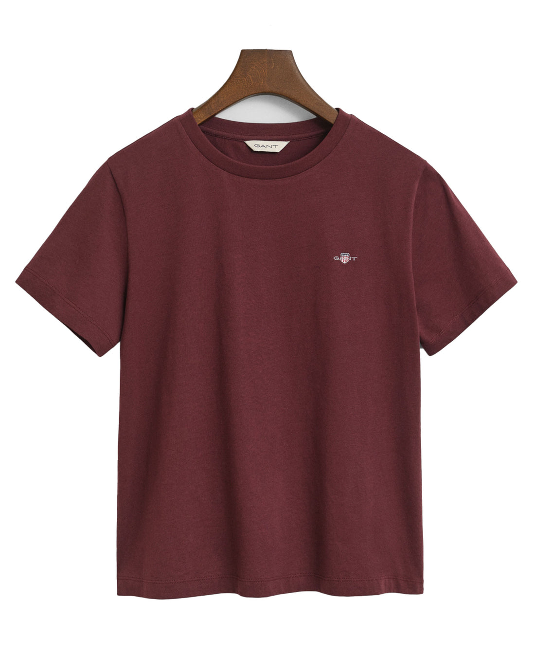 Regular Fit Shield Short Sleeve T-Shirt - Plum Wine