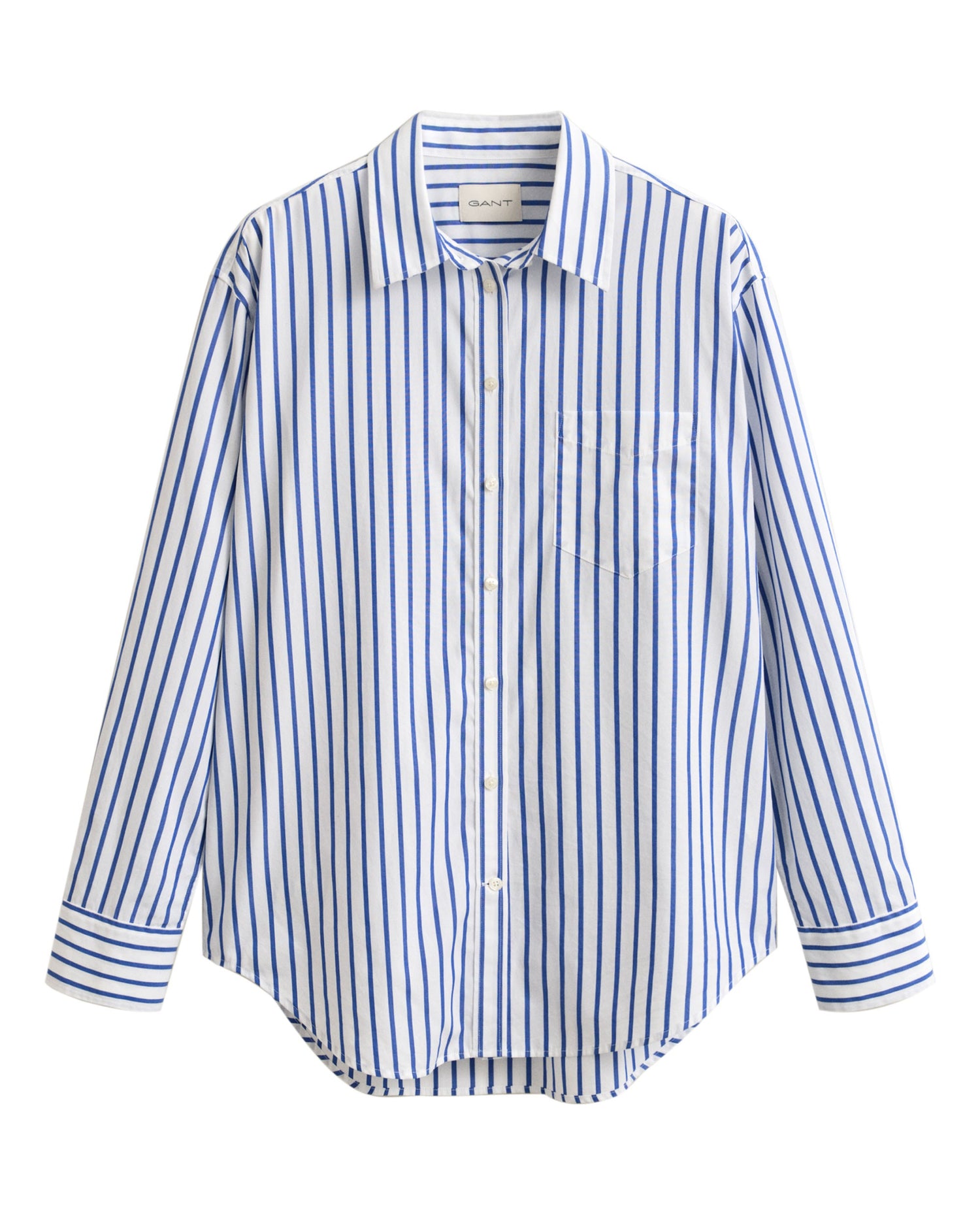 Rel Classic Poplin Striped Shirt - Royal Blue