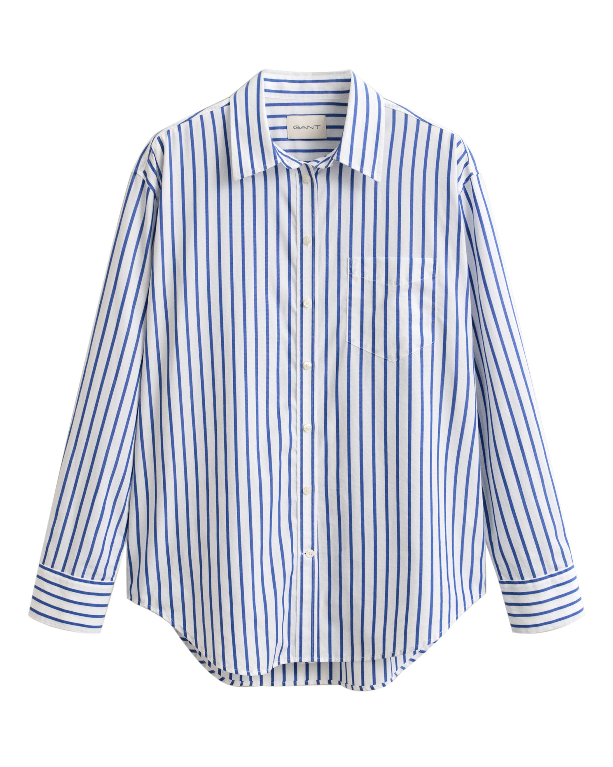 Rel Classic Poplin Striped Shirt - Royal Blue