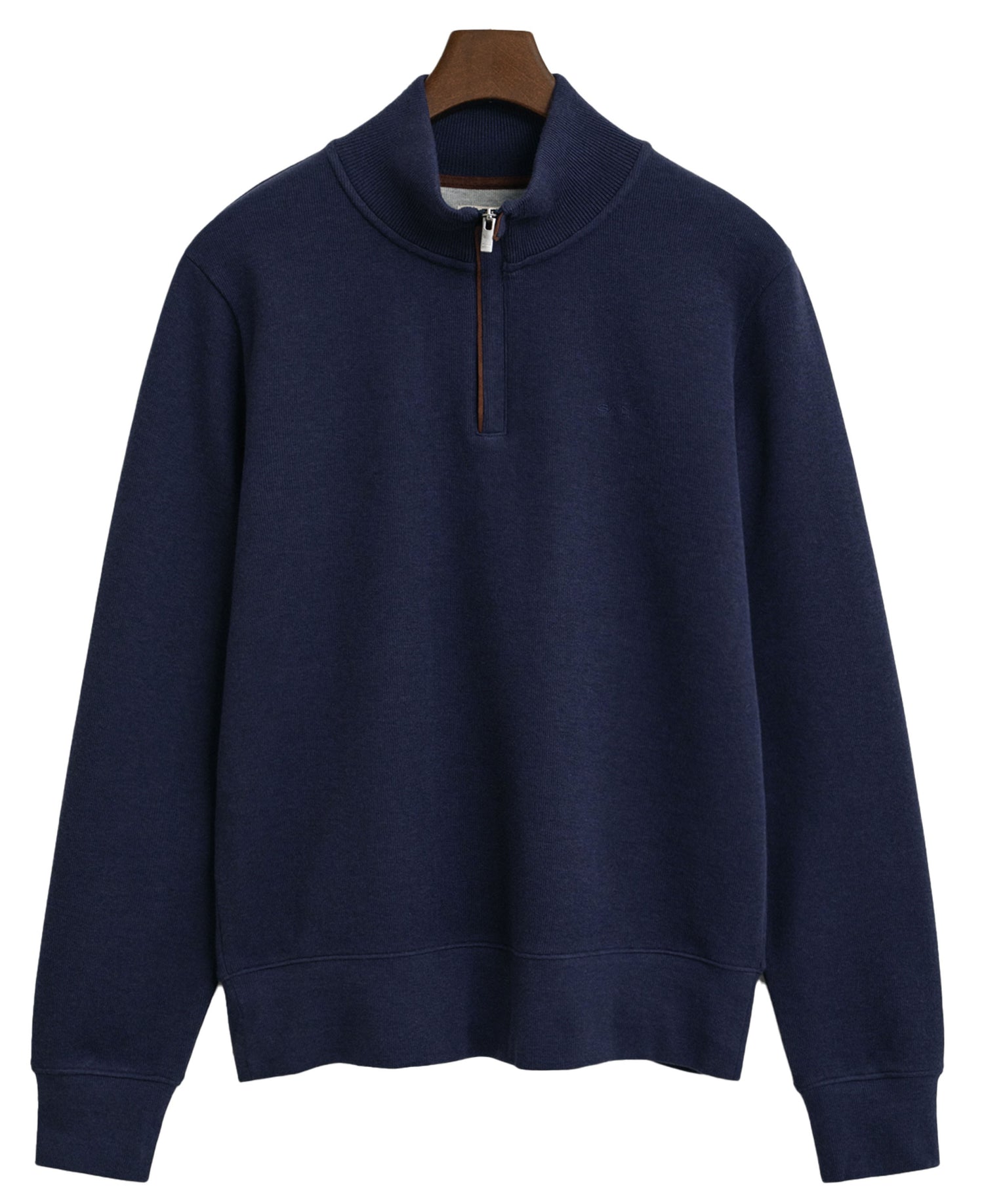 Sacker Rib Half Zip Sweatshirt - Persian Blue