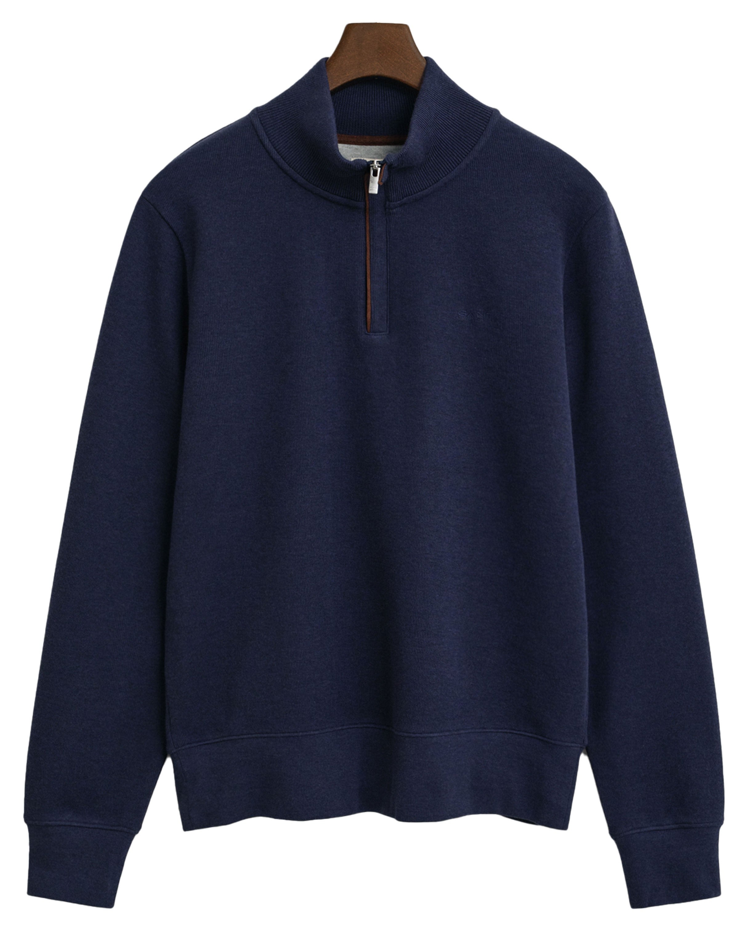 Sacker Rib Half Zip Sweatshirt - Persian Blue