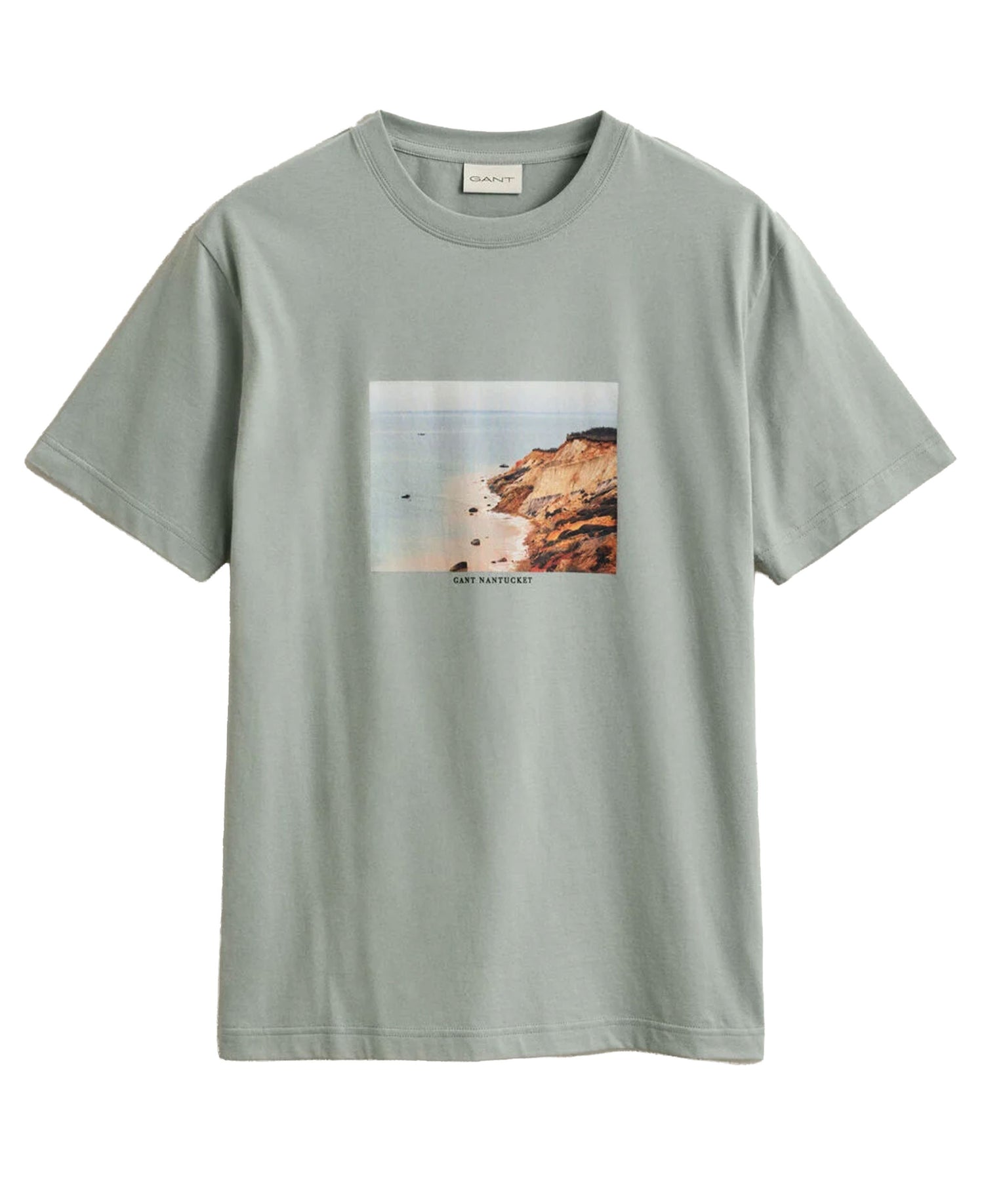Scenery Graphic Short Sleeve Tshirt - Ceramic Grey