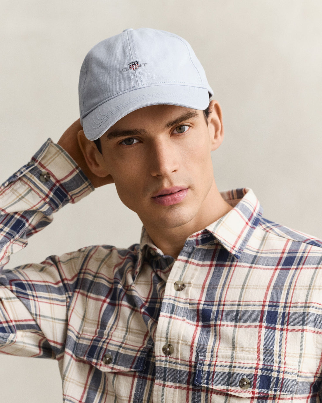 Shield Cotton Twill Cap - Muted Blue