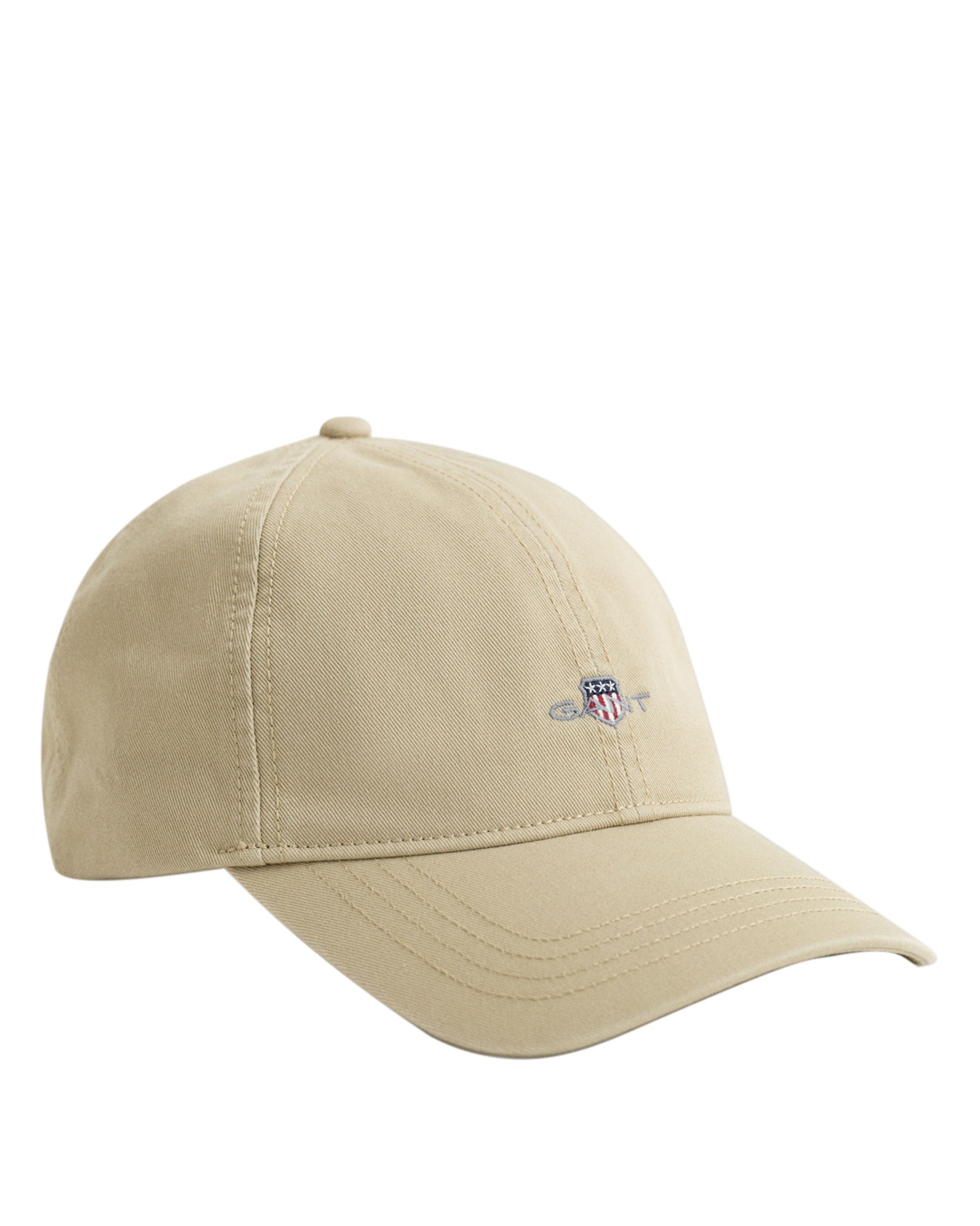 Shield Cotton Twill Cap - Oat Beige