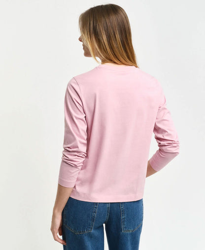 Regular Fit Shield T-Shirt - Dusty Pink