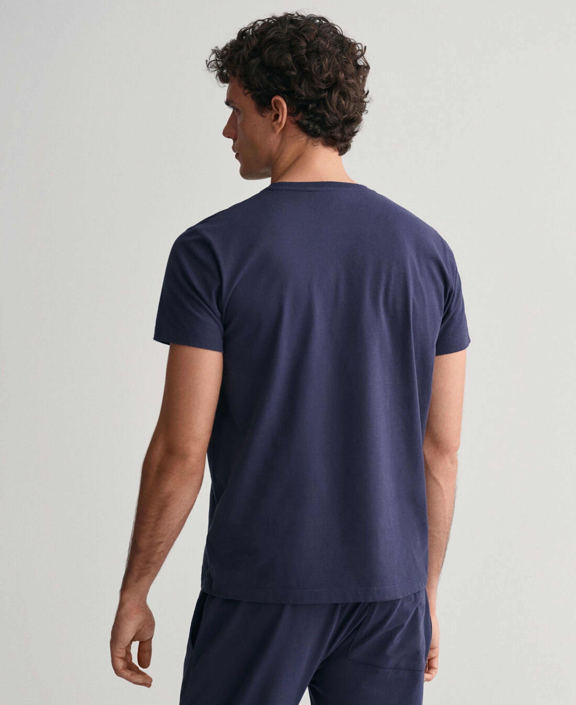 Shield Pyjama T-Shirt - Evening Blue