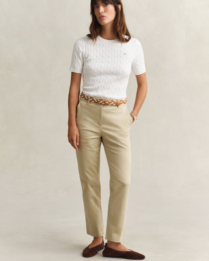 Slim Chinos - Oat Beige