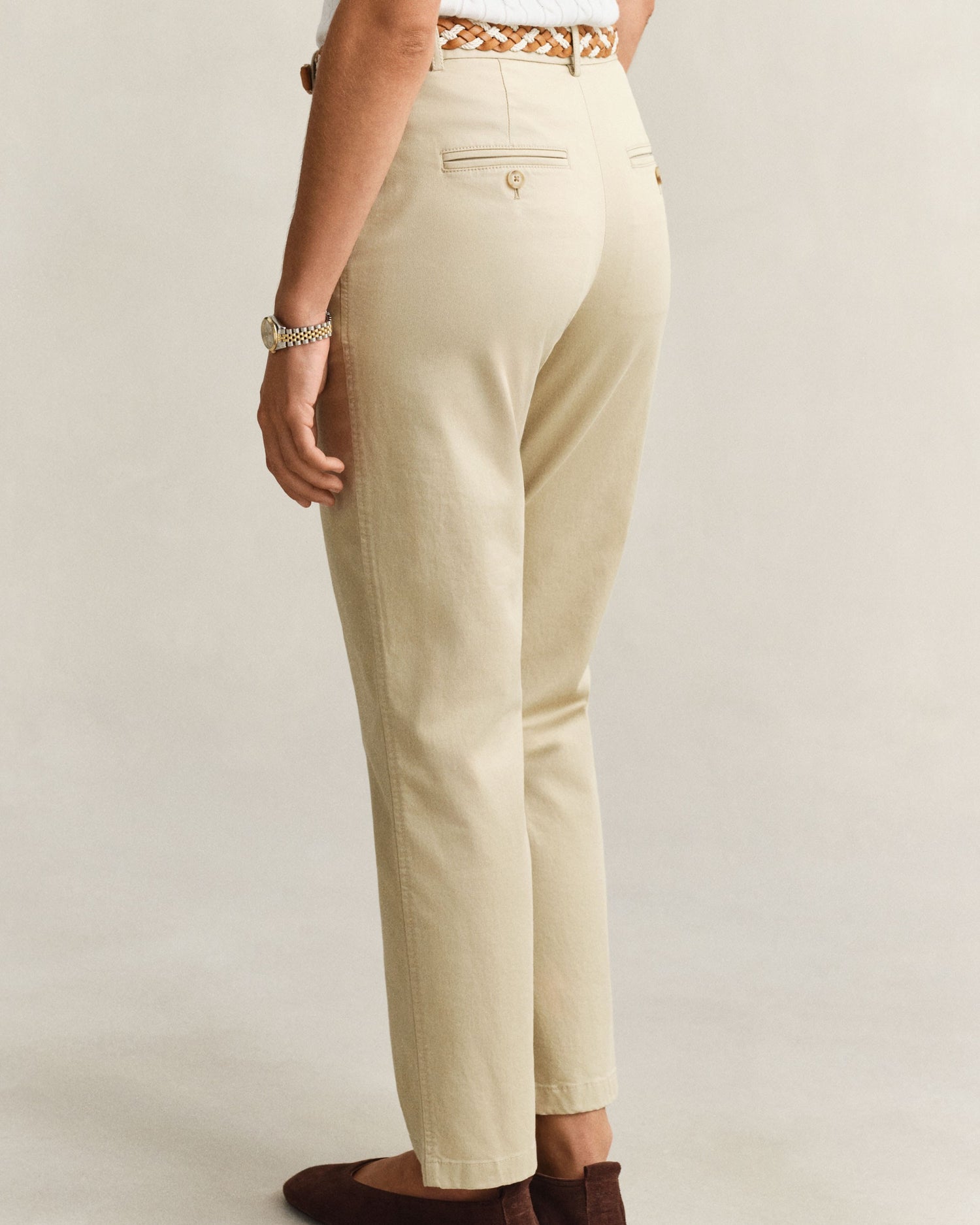 Slim Chinos - Oat Beige