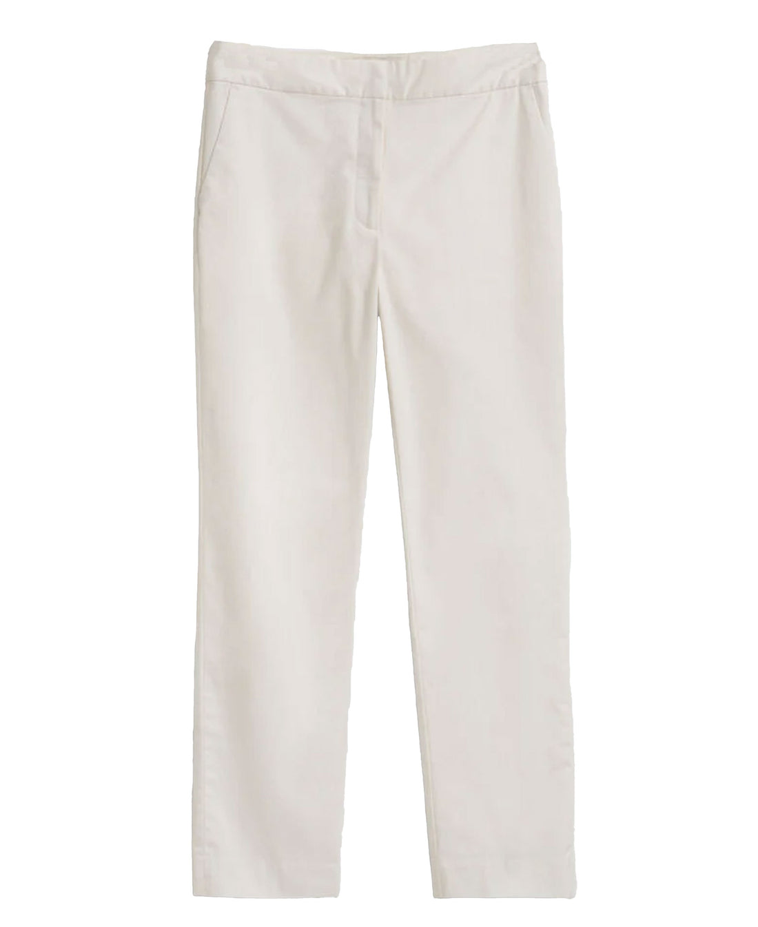 Slim Cigarette Slacks - Eggshell