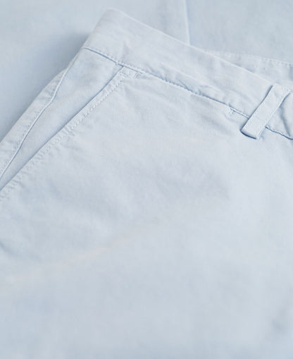 Slim Fit Sunfaded Chinos - Dove Blue