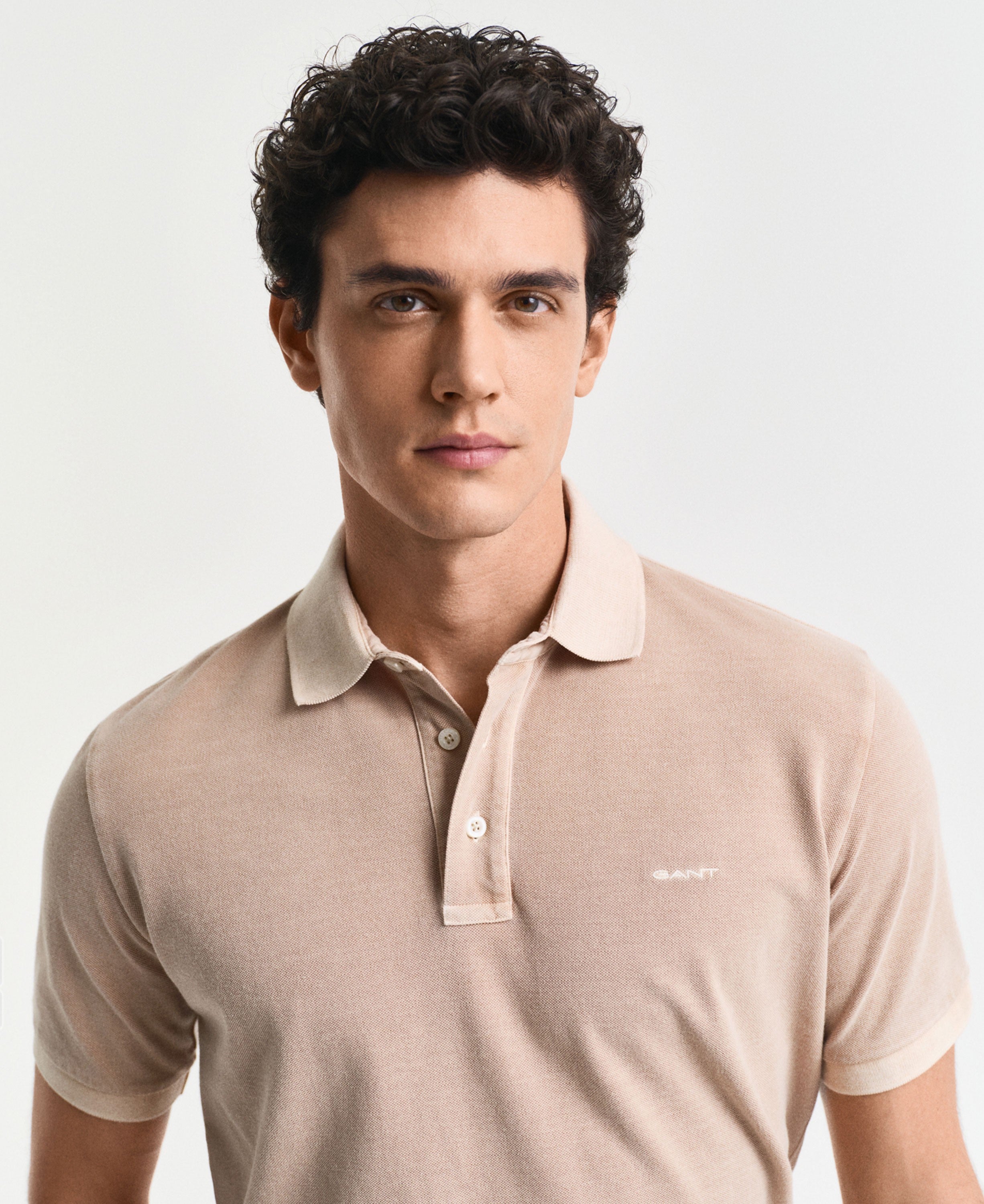 Sunfaded Piqué Polo Shirt - Dry Sand