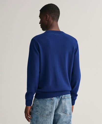Superfine Lambswool Sweater - College Blue
