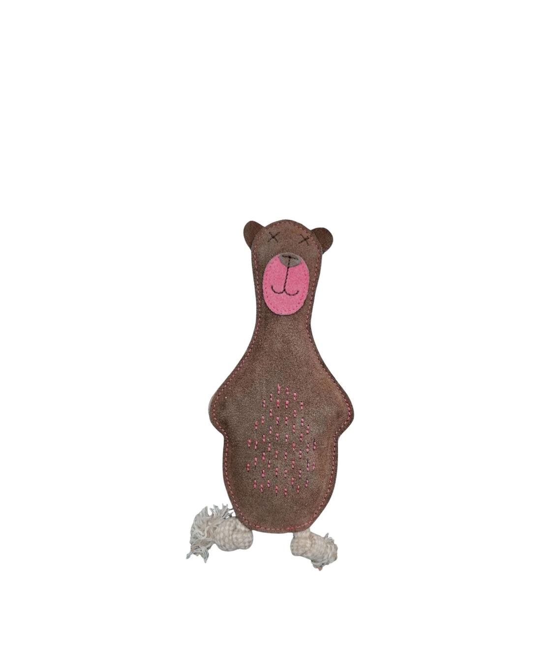 Baz The Bear Dog Toy - Brown