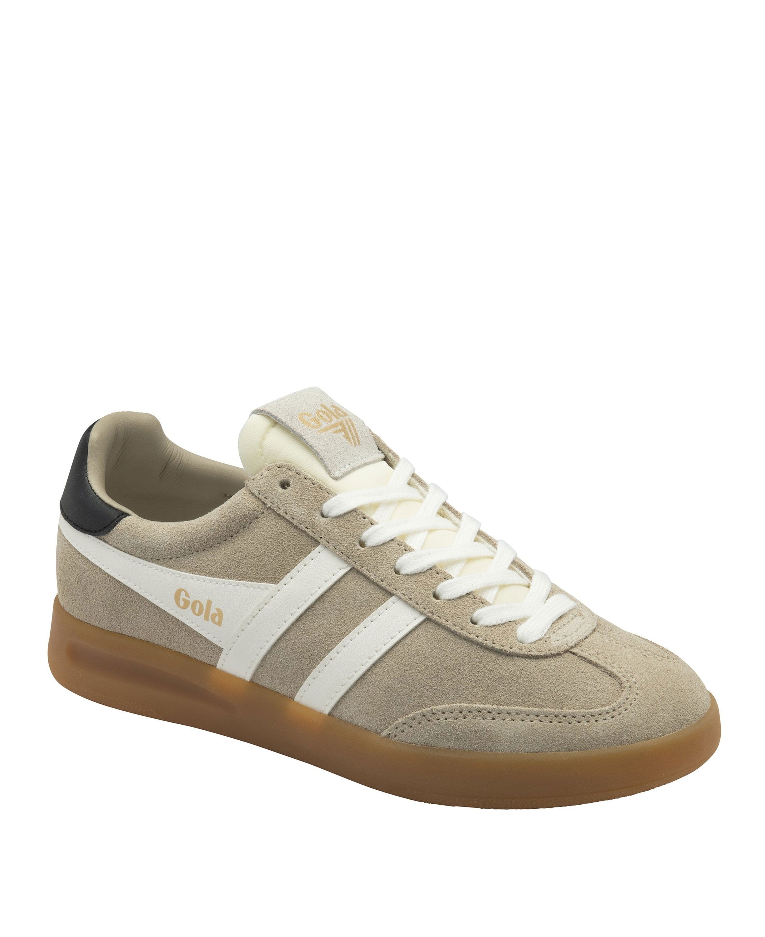 Cyclone Trainers - Bone/Off White/Black/Gum