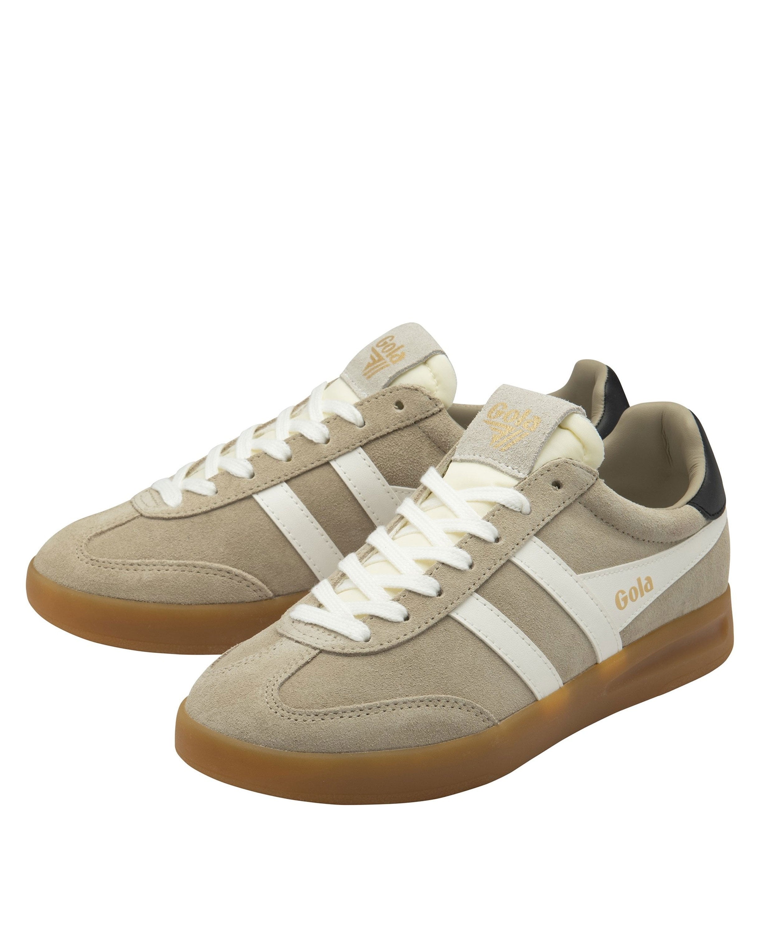 Cyclone Trainers - Bone/Off White/Black/Gum