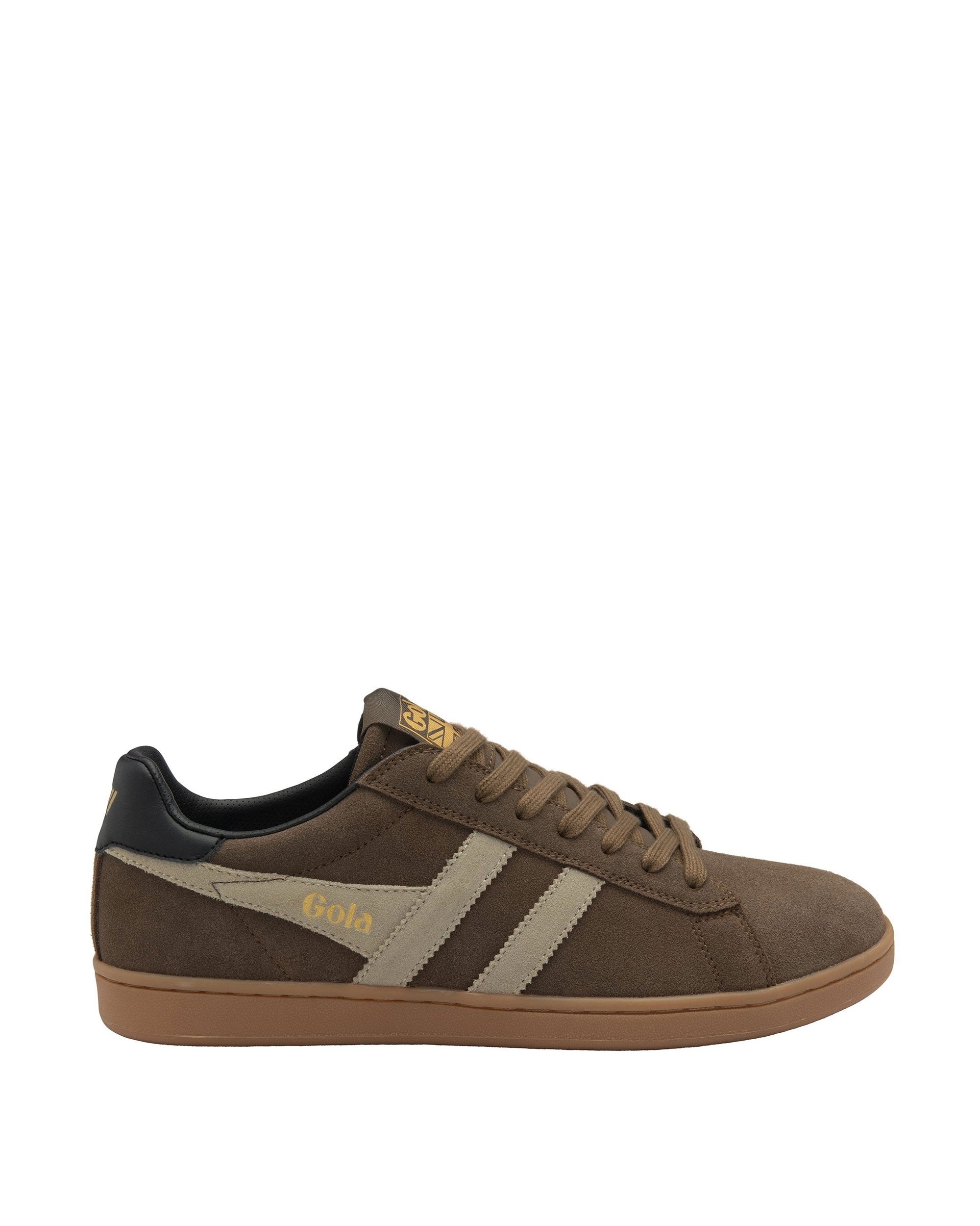 Equipe II Suede Trainer - Otter/Bone/Black