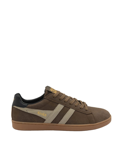 Equipe II Suede Trainer - Otter/Bone/Black
