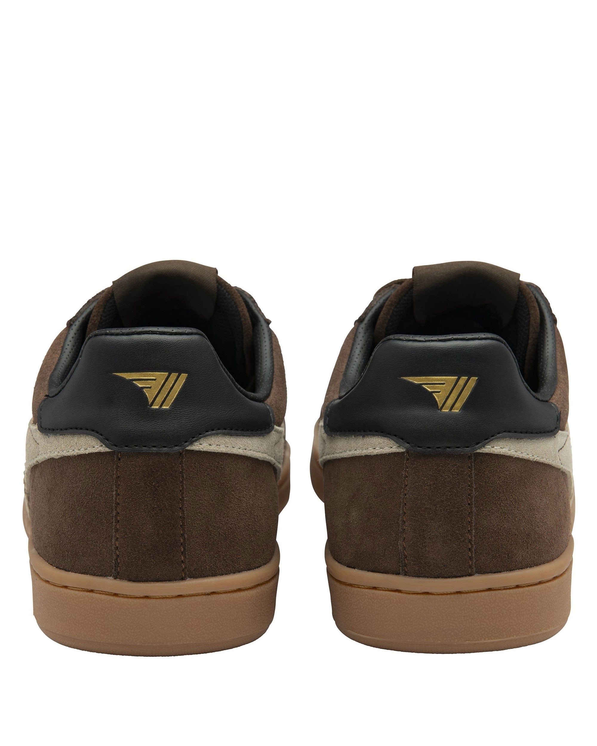 Equipe II Suede Trainer - Otter/Bone/Black