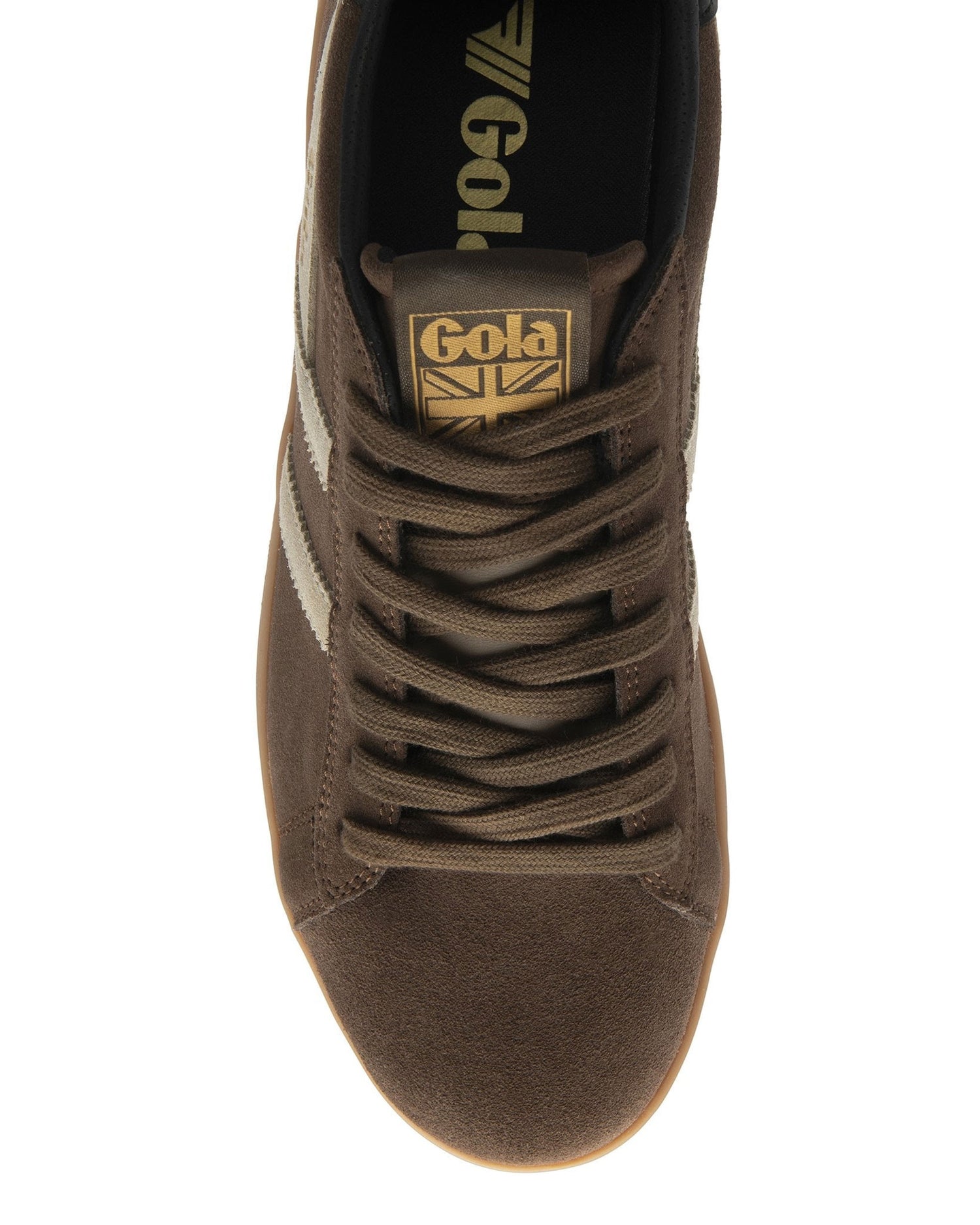 Equipe II Suede Trainer - Otter/Bone/Black