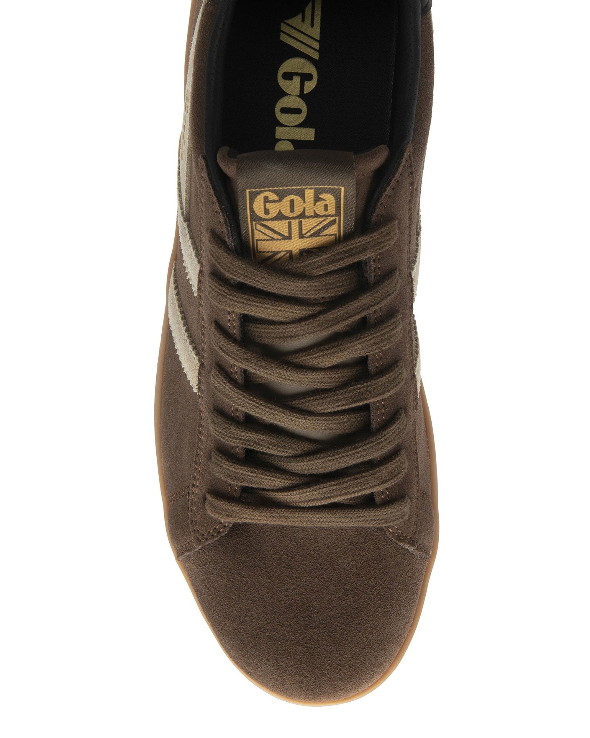 Equipe II Suede Trainer - Otter/Bone/Black