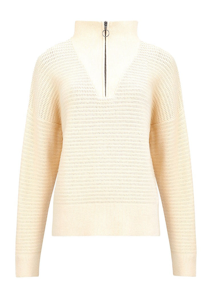 Winter Comfort Knit Jumper - Oyster