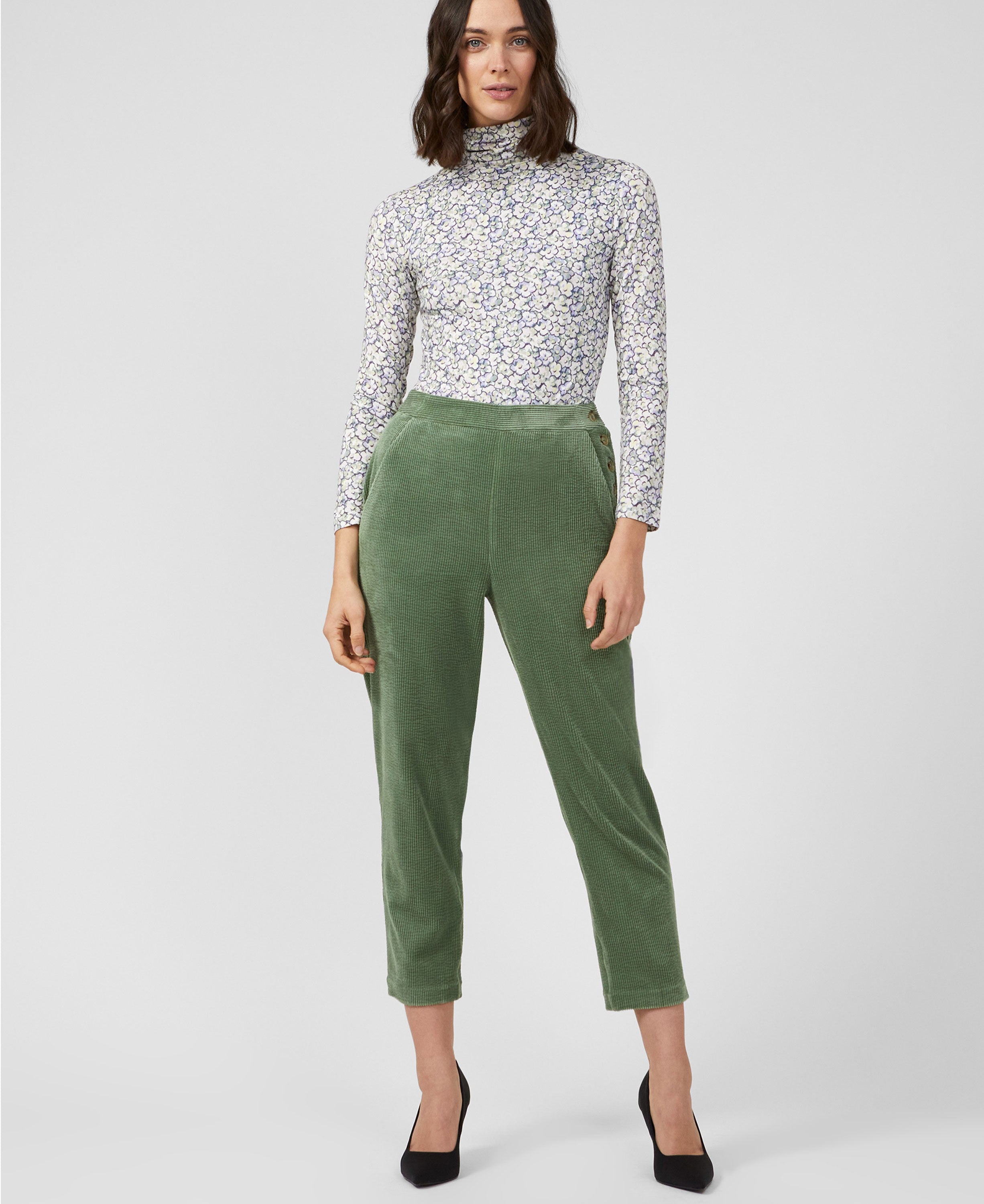 Winter Cord Trousers - Artichoke