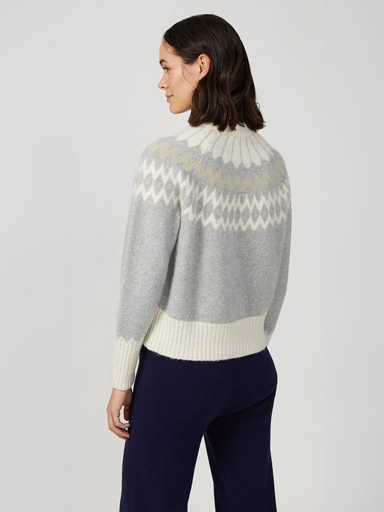 Winter Pattern Knit - Grey Multi